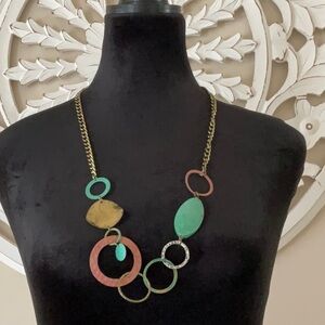 Fun mixed media necklace